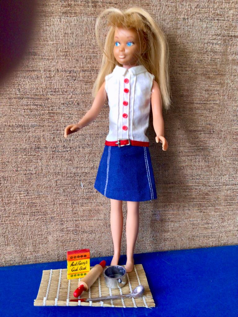 Vintage Skipper in outfit Cookie Time, Ophalen of Verzenden, Gebruikt