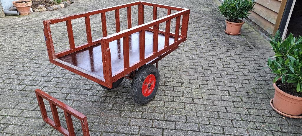Tuinkar, Ophalen, Gebruikt, Tweewielig