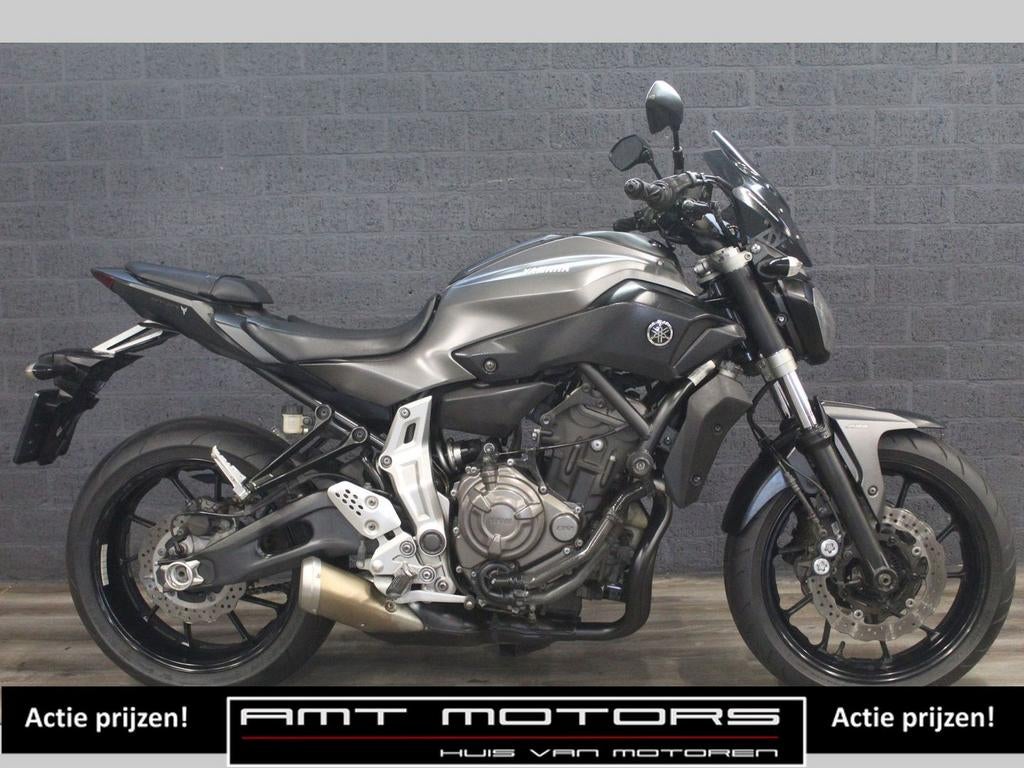 YAMAHA MT 07 ABS (bj 2016) 34,495 km 35KW A2 mogelijk, 2 cilinders, Bedrijf, Onbekend, YAMAHA
