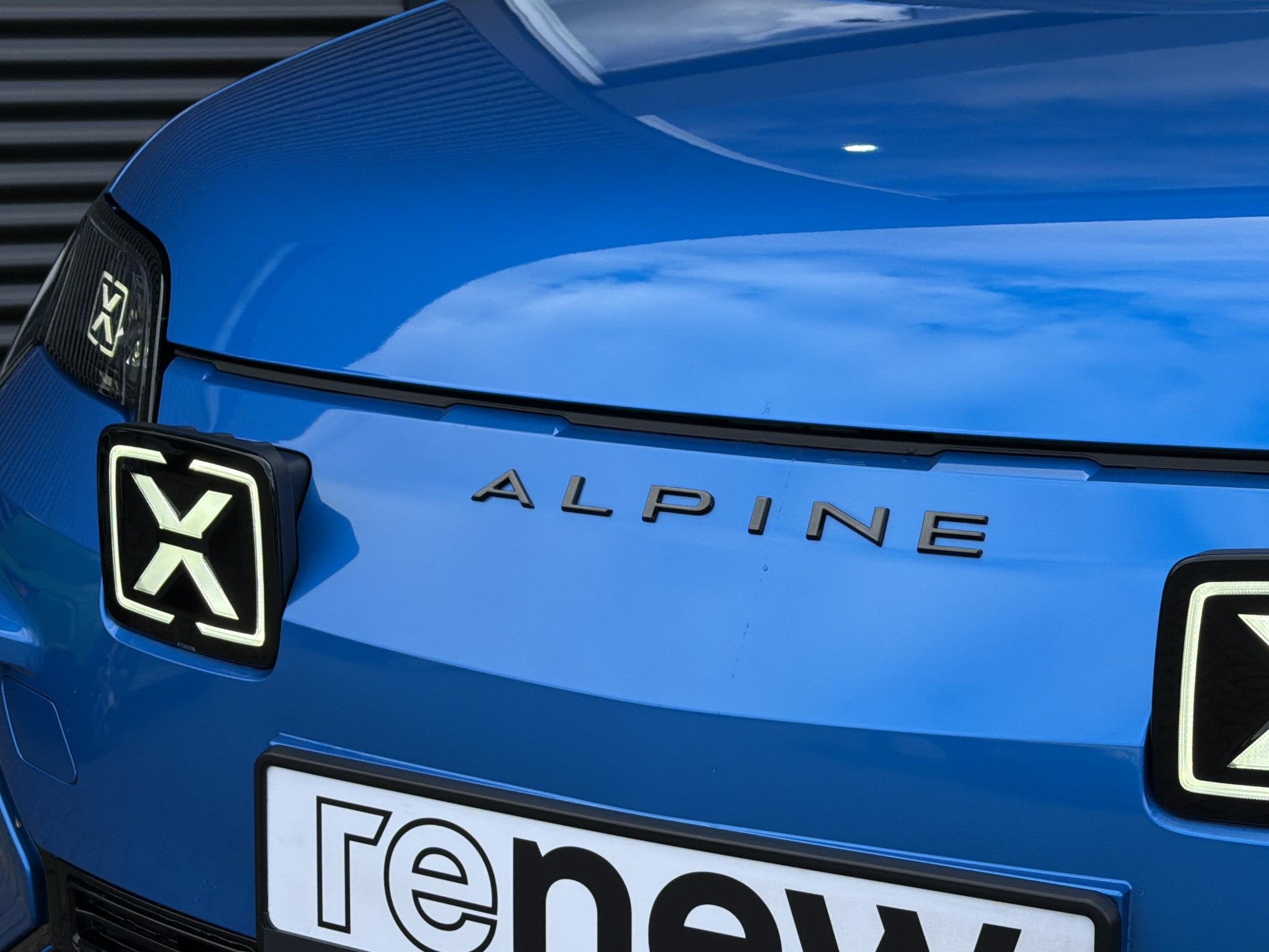 Alpine A290 GT Performance 52 kWh, Auto's, Dealer onderhouden, Gebruikt, Verwarmde buitenspiegels, Blauw