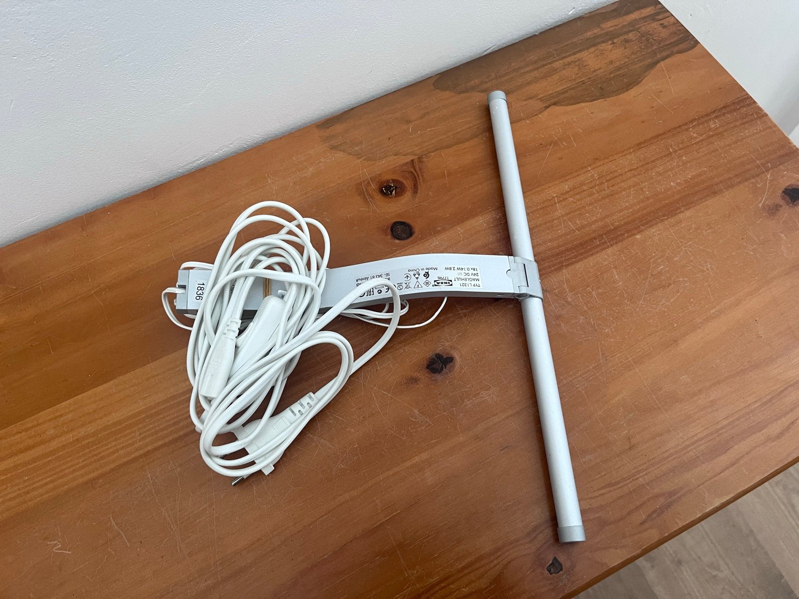 8x IKEA LED Driver met LED-verlichting, Wit, Gebruikt, Kunststof, Smart home compatibel