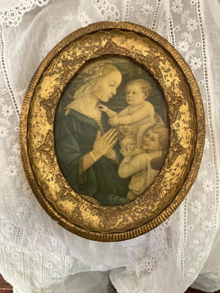 Oud Madonna Icoon Ikoon, Antiek en Kunst, Antiek | Religie, Verzenden