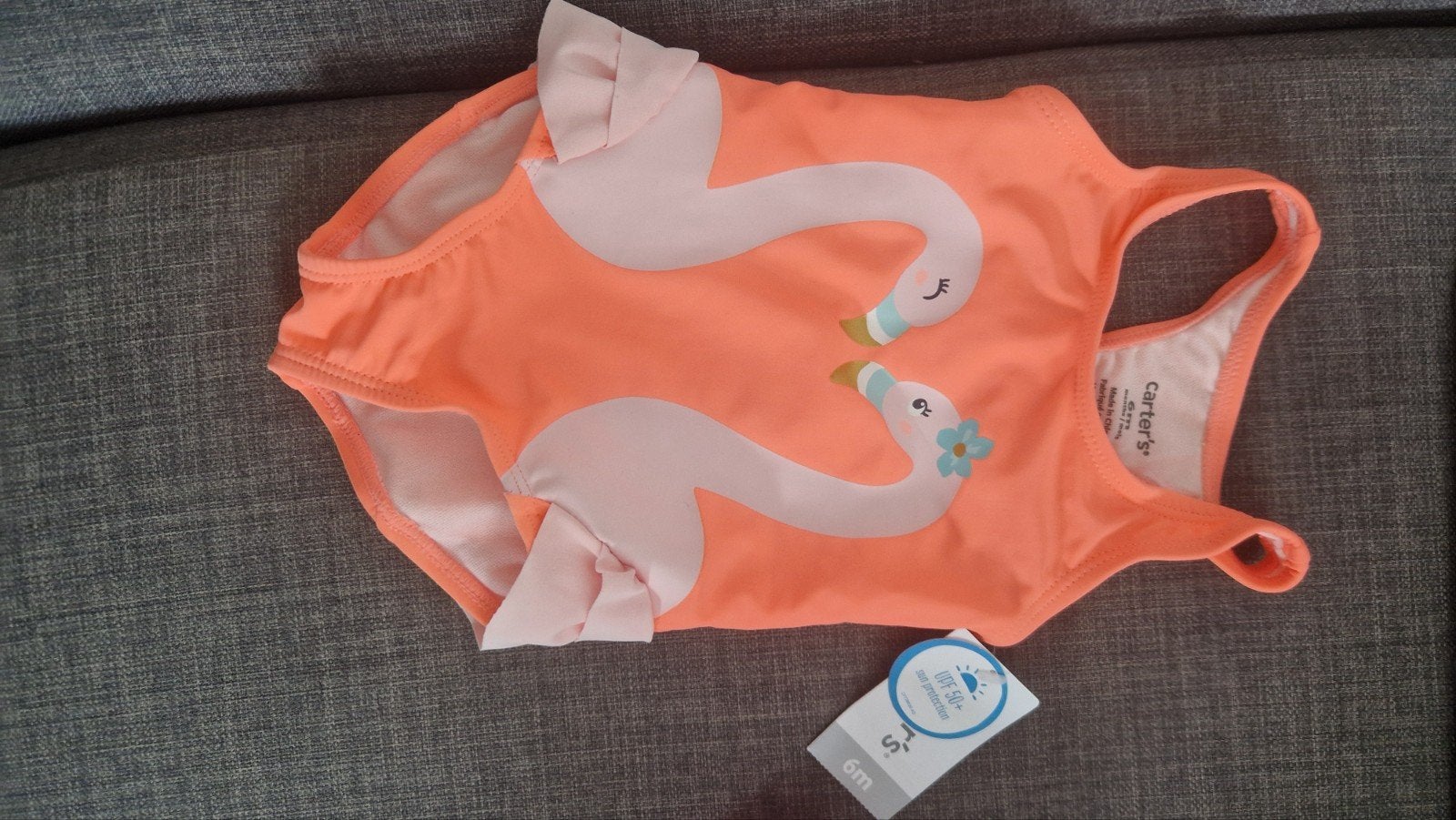 Nieuw Carter's badpakje flamingo's UV-bescherming maat 68, Kinderen en Baby's, Badpak, Nieuw, Ophalen of Verzenden, Maat 68