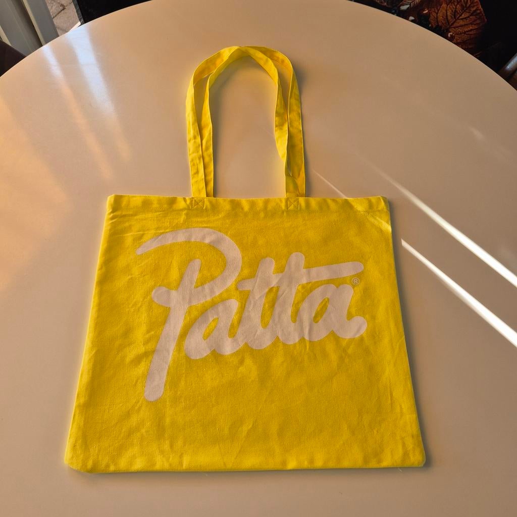 Patta Tote Bag Yellow, Ophalen of Verzenden, Nieuw, Overige kleuren