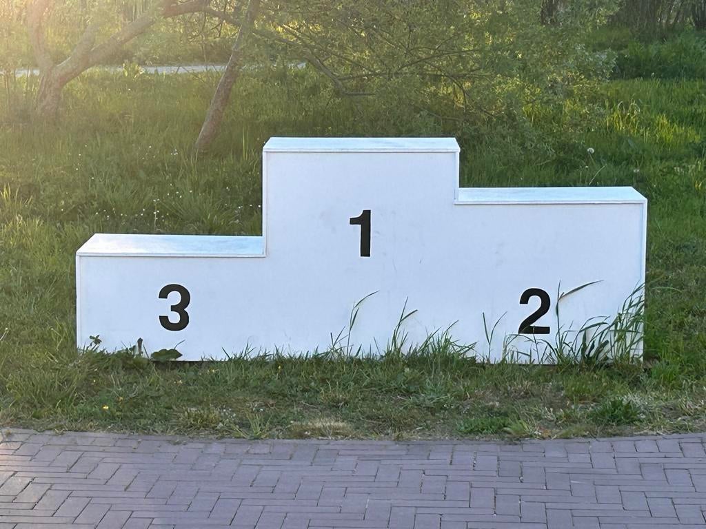 Winnaarspodium / Erepodium (1, 2, 3), Ophalen, Gebruikt