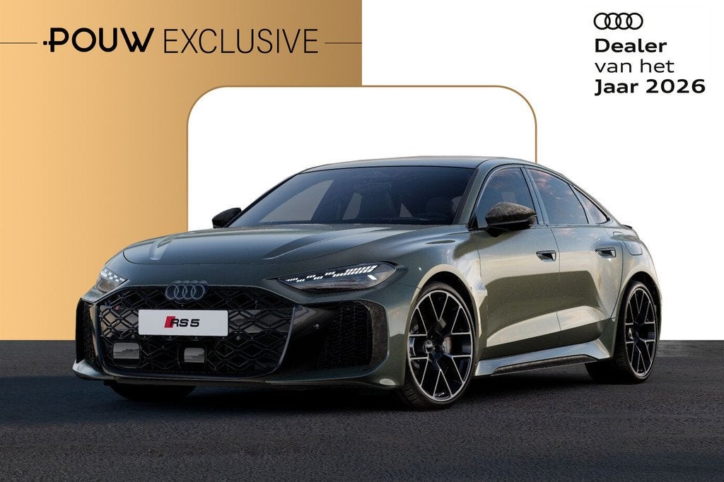 Audi RS 5 Limousine 2.9 e-hybrid 639pk quattro | Optiekpakke, Automaat, Parkeerassistent, Zwart, 150 min