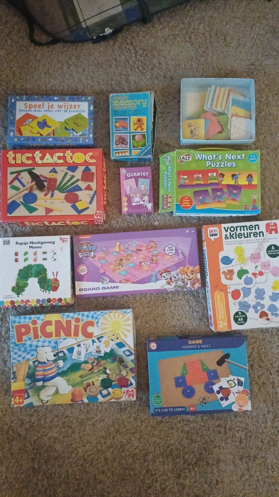Grote collectie diverse spellen, Vijf spelers of meer, Ophalen, Gebruikt, Diverse