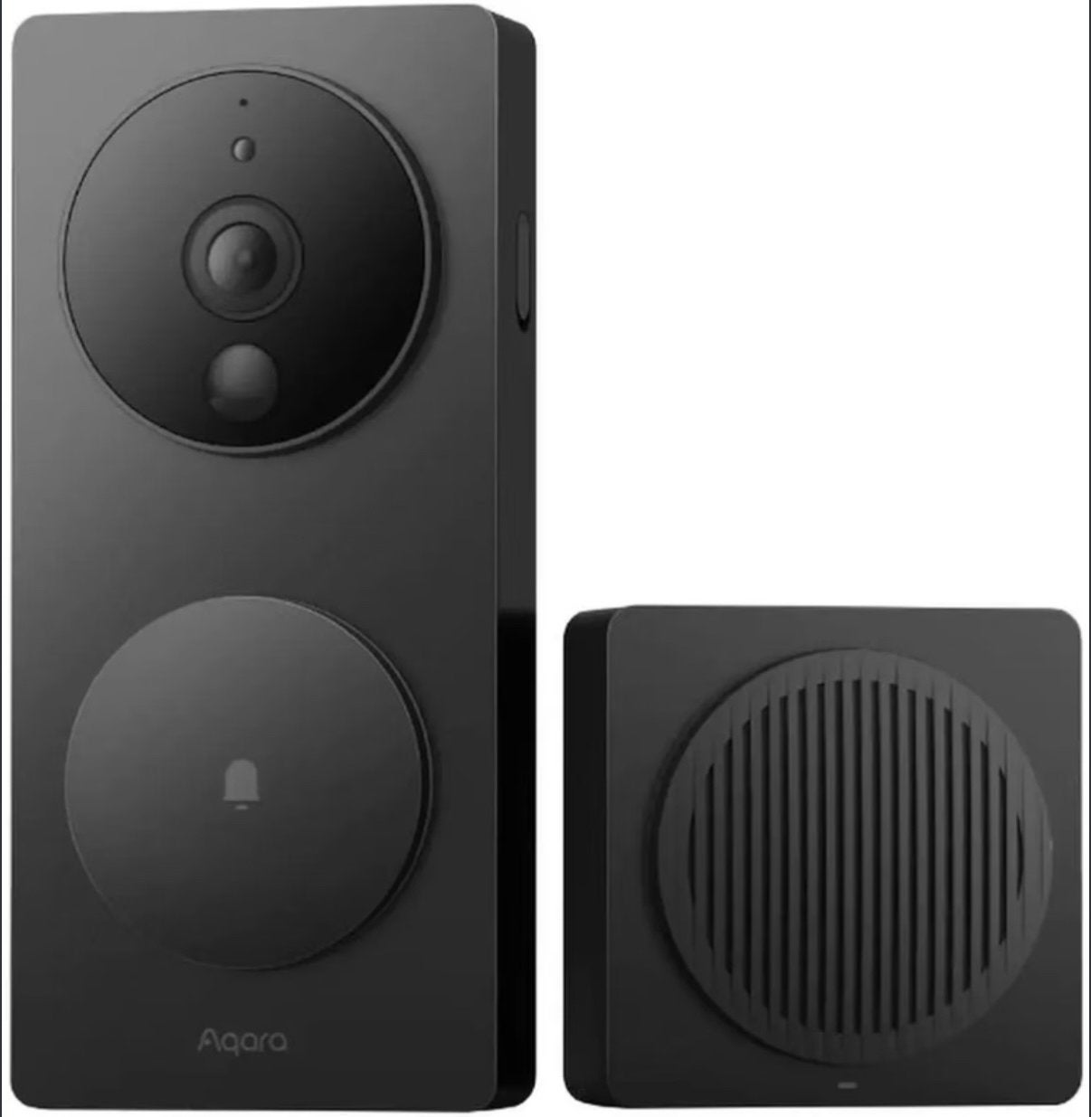 Aqara Slimme Video Deurbel G4 - Homekit Deurbel, Ophalen, Bewegingsdetectiesensor, Zo goed als nieuw, Draadloos