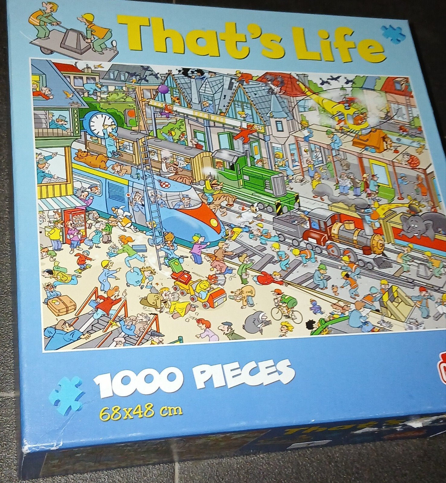 3x 1000 stukjes Puzzels: That's Life, Cruise, Wereldsteden, Ophalen of Verzenden, Meer dan 1500 stukjes, Gebruikt, Legpuzzel