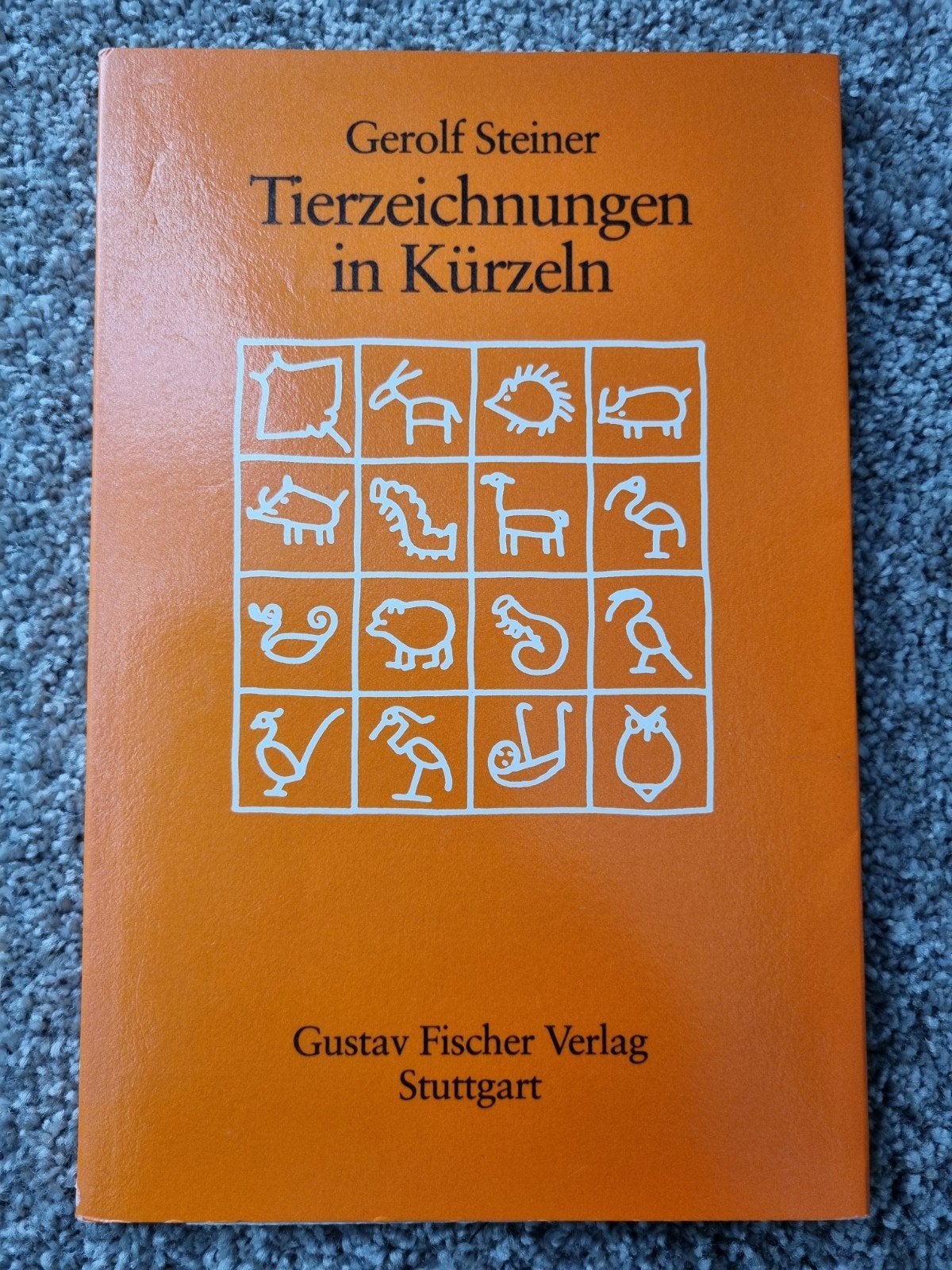 Boek : Tierzeichnungen in Kürzeln -- Gerolf Steiner, Ophalen of Verzenden, Zo goed als nieuw, Schilder- en Tekenkunst, Gerolf Steiner