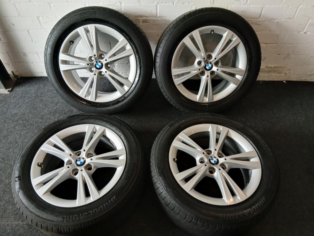 BMW 17" Styling 385 Velgen met banden F48 X1 F20 F22 F45 F46, Ophalen, Gebruikt, Banden en Velgen, 17 inch