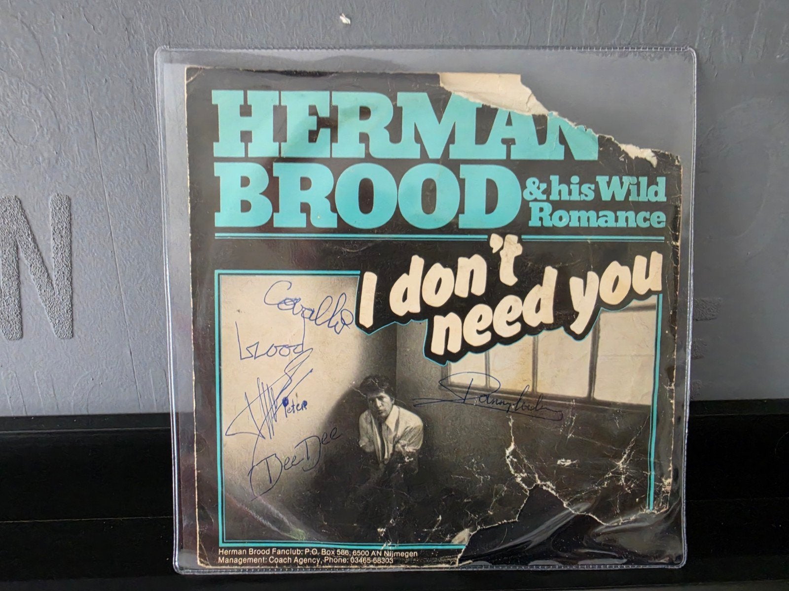 herman brood gesigneerd, Verzenden, Gebruikt