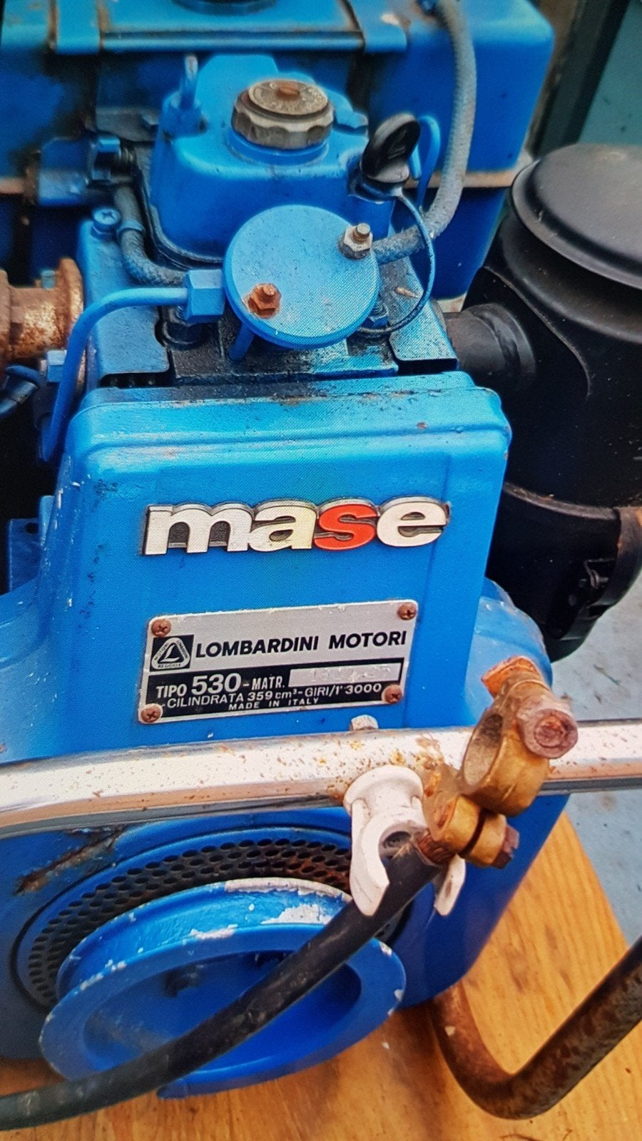 lombardini diesel motor 530 9 pk, Ophalen, Dieselmotor, 1800 rpm of meer