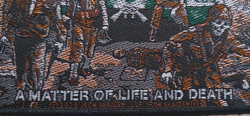 Iron Maiden mooie a matter of life and death 2010 patch 263, Ophalen of Verzenden, Nieuw, Kleding