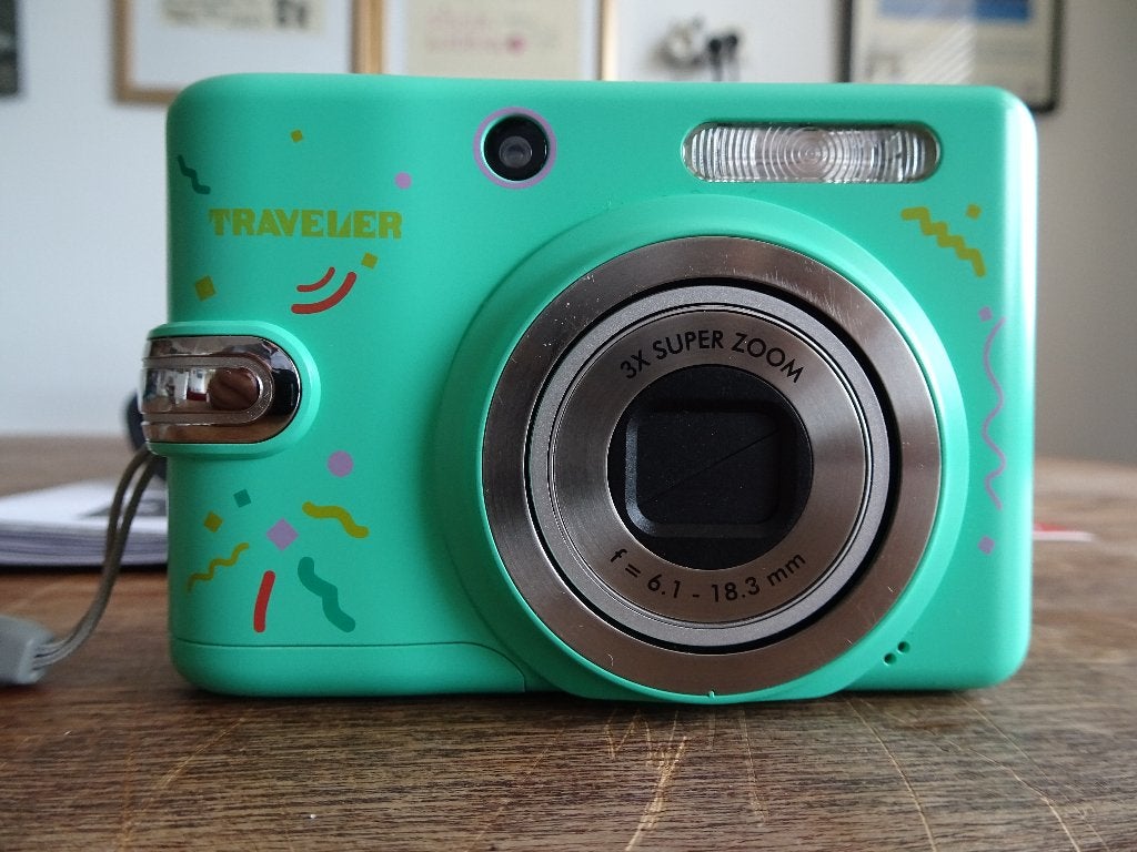 Traveler HS9 digitale compactcamera, Audio, Tv en Foto, Fotocamera's Digitaal, Zo goed als nieuw, Compactcamera, Overige Merken