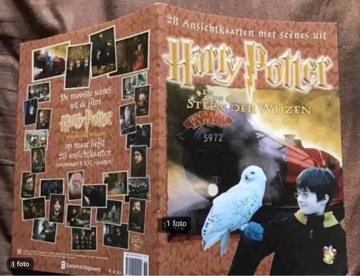 28 ansichtkaarten met scenes uit Harry Potter, Ophalen of Verzenden, Zo goed als nieuw, Boek of Poster