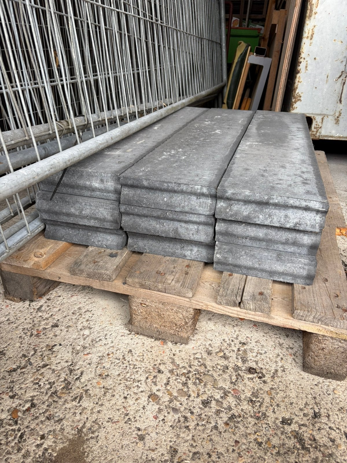 Opsluitband antraciet 6x20x100 9 stuks nieuw, Tuin en Terras, Tegels en Klinkers, Ophalen of Verzenden, Nieuw