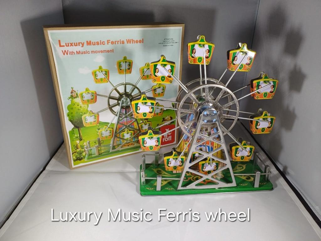 Blikken speelgoed Luxury Music Ferris Wheel, Ophalen of Verzenden
