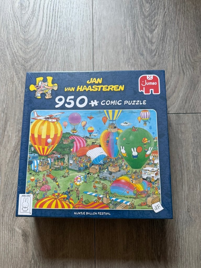 Jan van Haasteren Nijntje Ballon Festival Puzzel 950 stukjes, Ophalen of Verzenden, 500 t/m 1500 stukjes, Nieuw