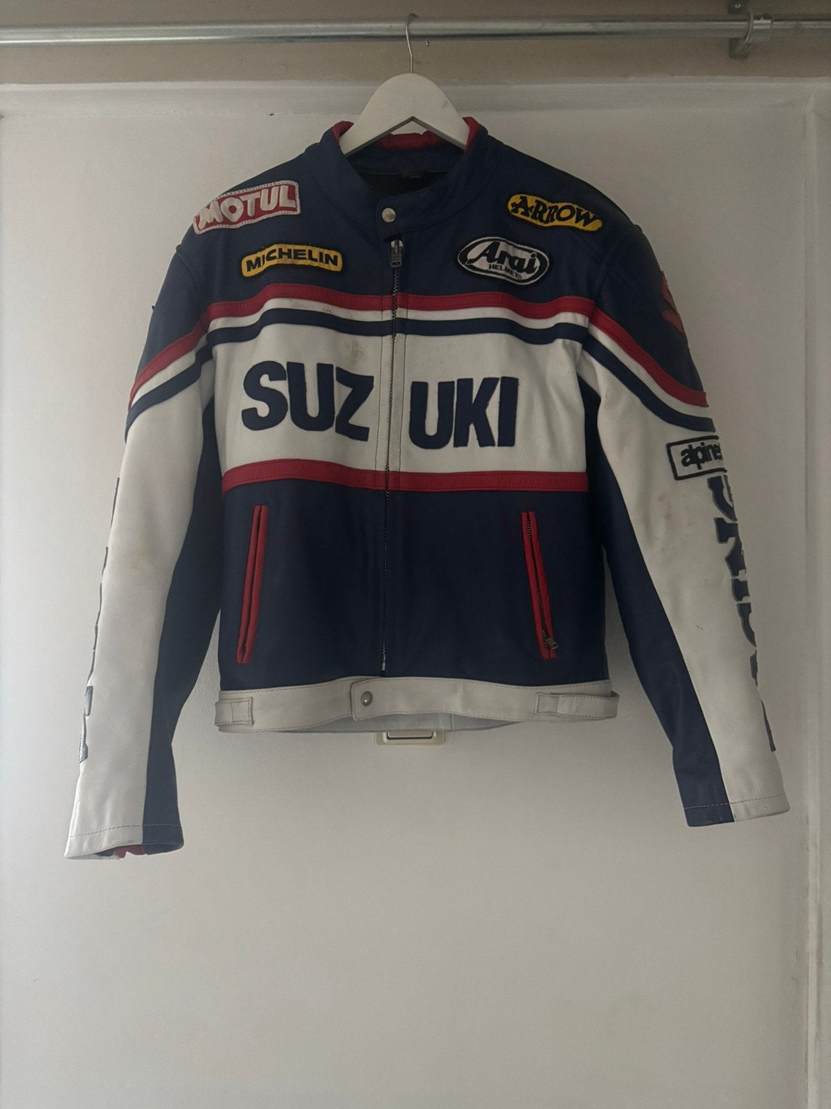 Motorjas Leer Suzuki GSX-R, Ophalen, Tweedehands, Jas | leer