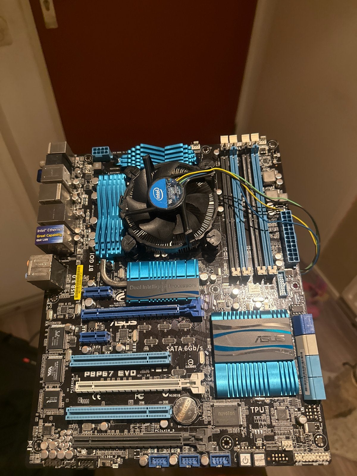 ASUS P8P67 EVO Moederbord met Intel Core i5-2500K CPU, Computers en Software, Ophalen, Gebruikt, Intel, DDR3
