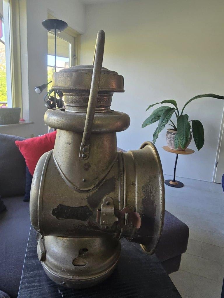 Antieke autolamp, Antiek en Kunst, Antiek | Lampen, Ophalen