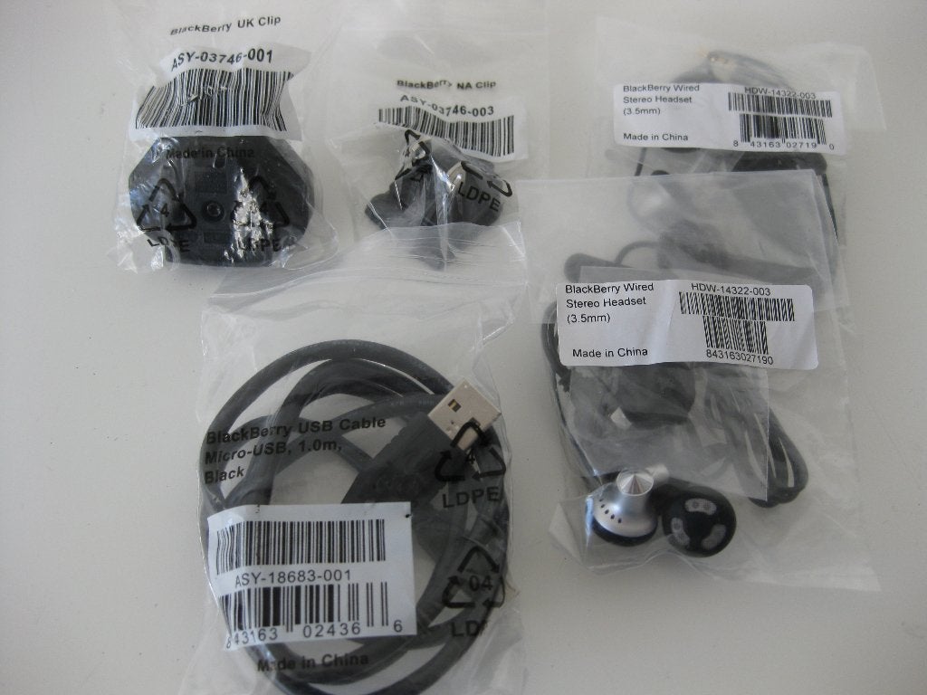 BlackBerry Accessoires: USB Kabel, Opladers, Headsets, Telecommunicatie, Ophalen of Verzenden, Nieuw, Overige typen, Blackberry