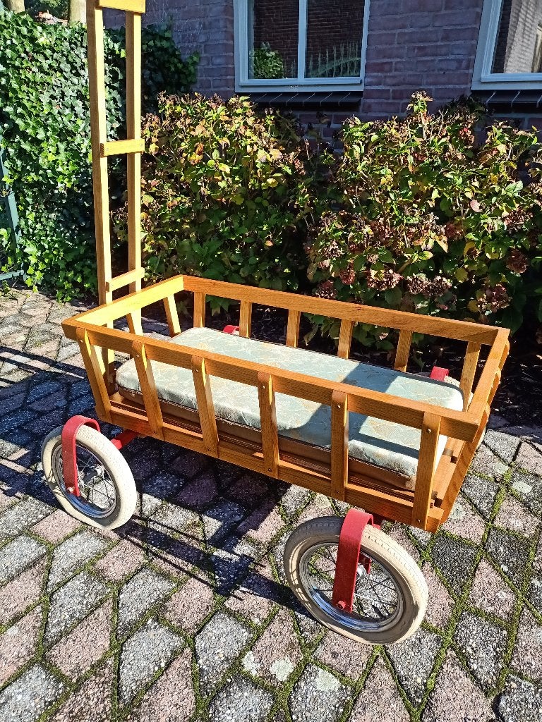 Beukenhouten bolderkar, Caravans en Kamperen, Ophalen, Zo goed als nieuw