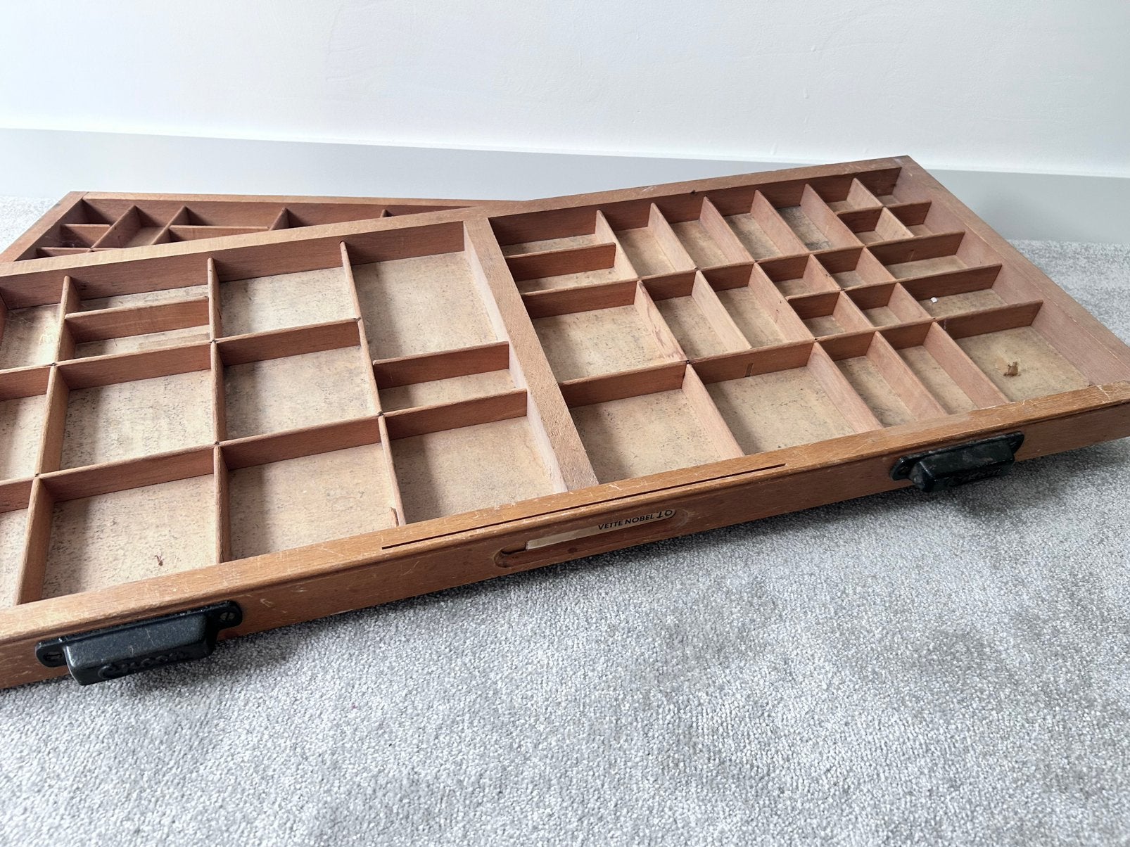 Letterbakken hout, Ophalen of Verzenden, Zo goed als nieuw