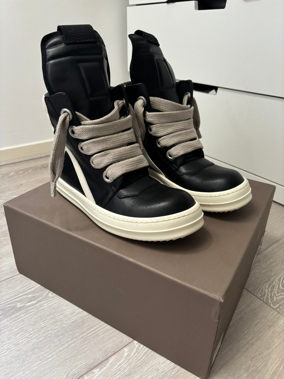 Rick Owens Jumbo Laces, Verzenden, Zwart, Sneakers of Gympen, Zo goed als nieuw