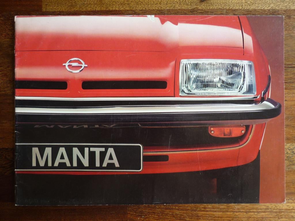 Opel Manta (1977), Boeken, Auto's | Folders en Tijdschriften, Nieuw, Opel, Ophalen of Verzenden