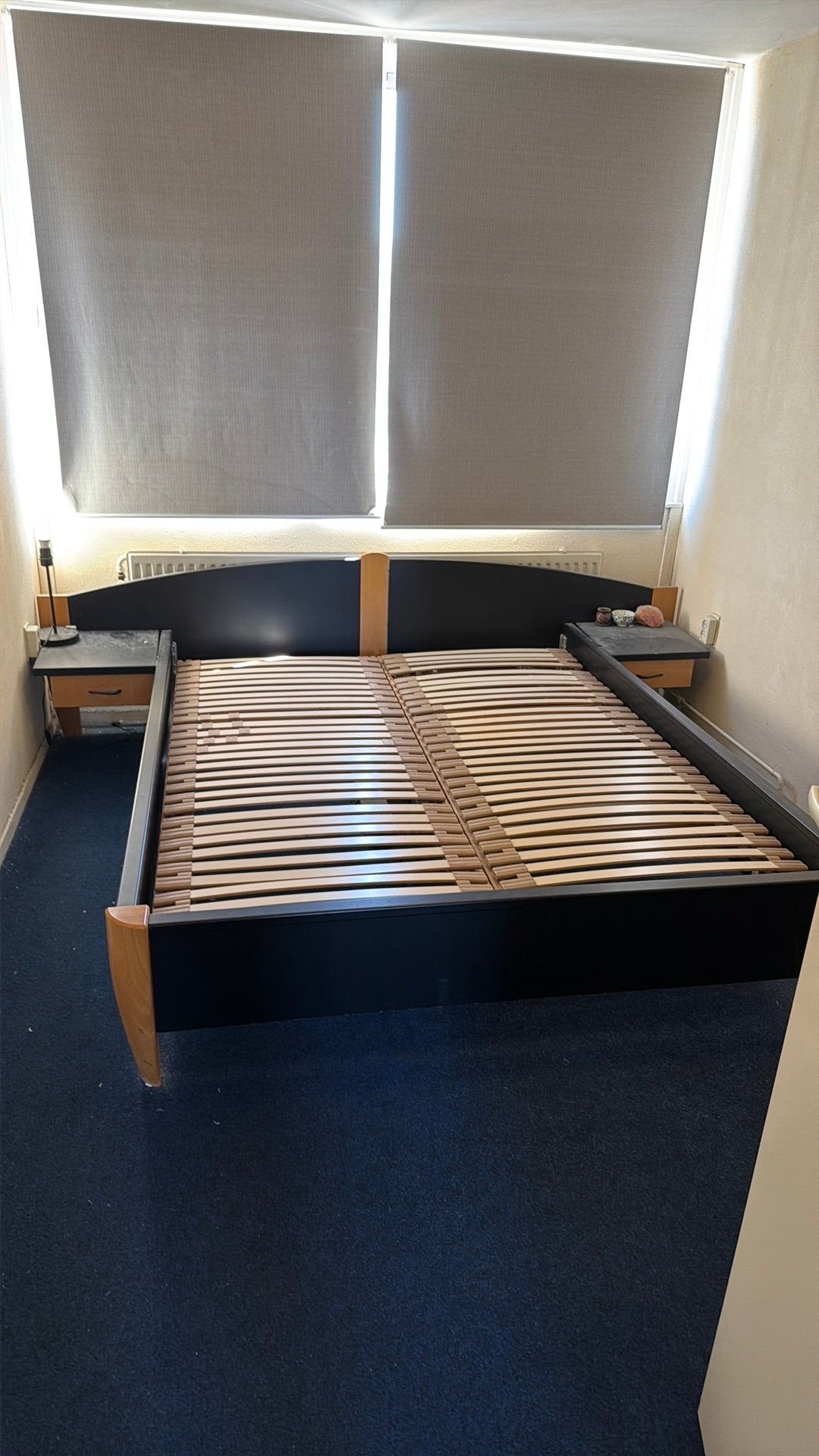 Gratis bedombouw, Huis en Inrichting, Slaapkamer | Bedden, Ophalen, Tweepersoons, Zo goed als nieuw, 180 cm