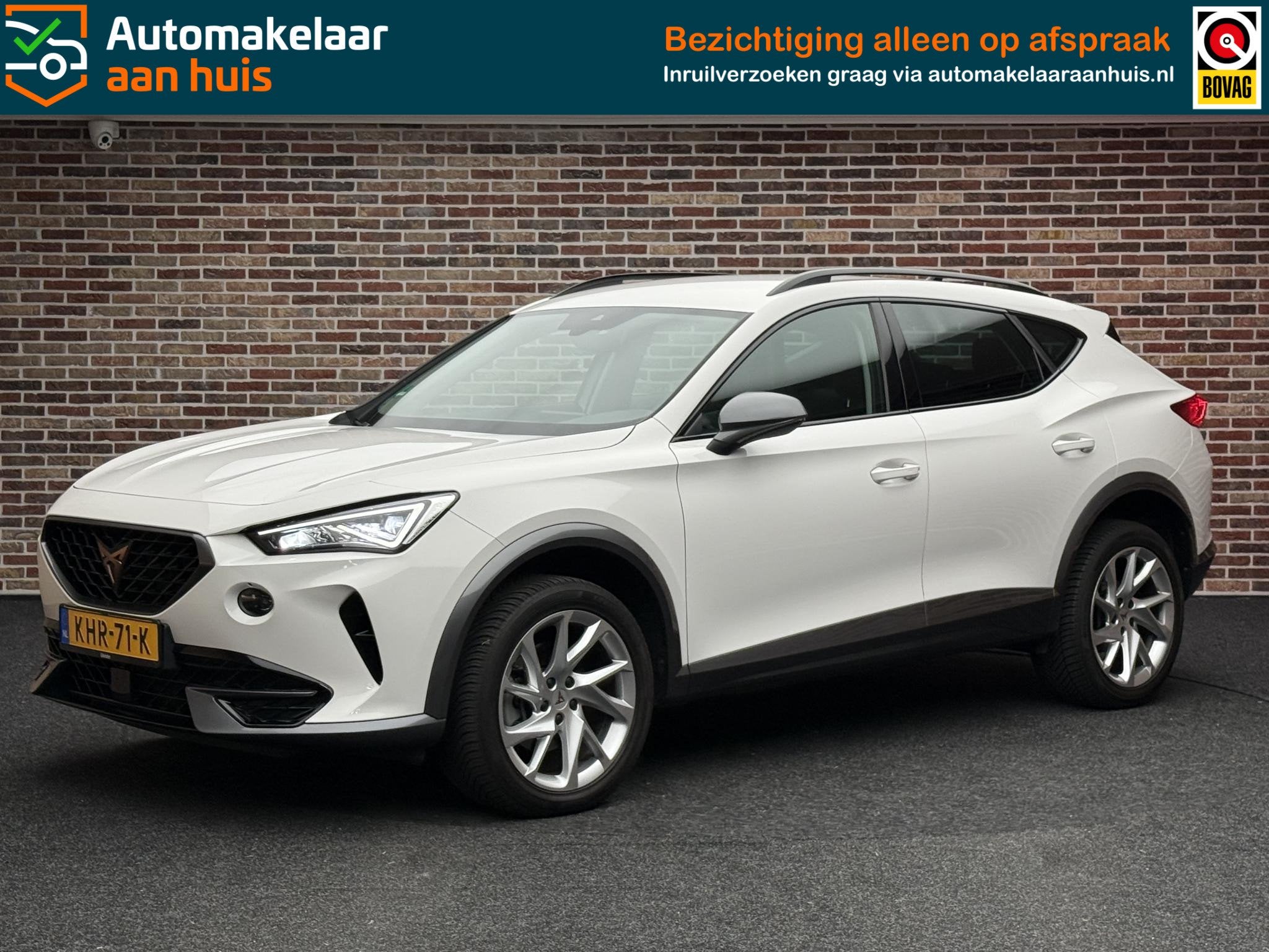CUPRA Formentor 1.5 TSI Business Edition Plus Virtual Sfeer, Auto's, Dealer onderhouden, 4 cilinders, Wit, Bedrijf