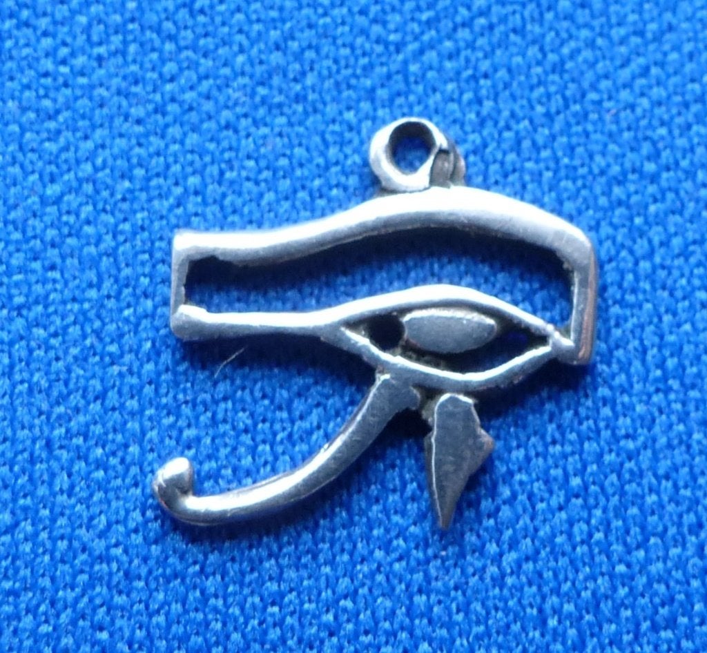 Oedjat oog, Oog van Horus, Zilveren hanger, Sieraden, Tassen en Uiterlijk, Ophalen of Verzenden, Zilver, Zilver