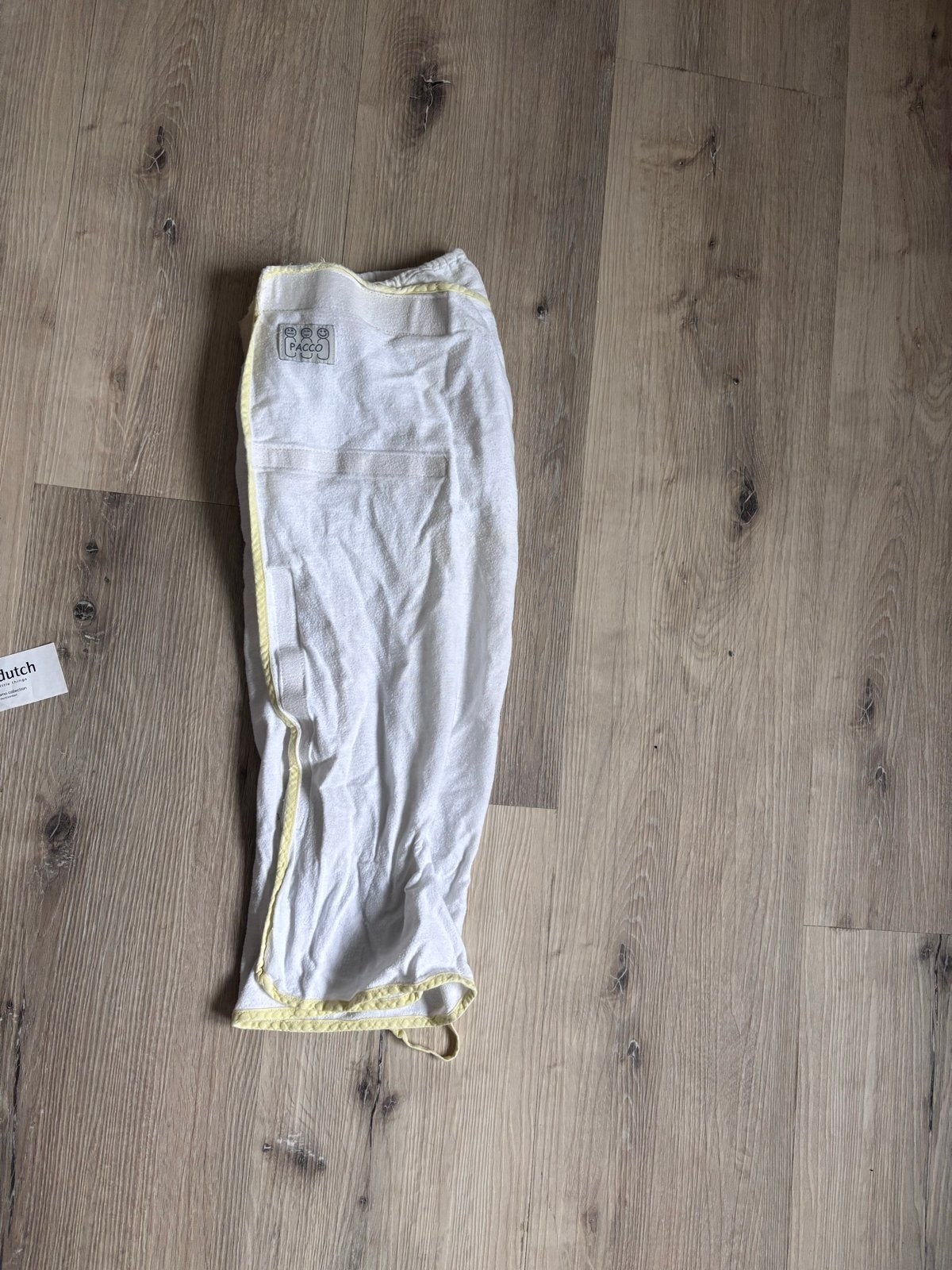 Pacco inbakerdoek baby - prima staat, Ophalen of Verzenden, Gebruikt, Wit, Bakerzak of Bakerdoek