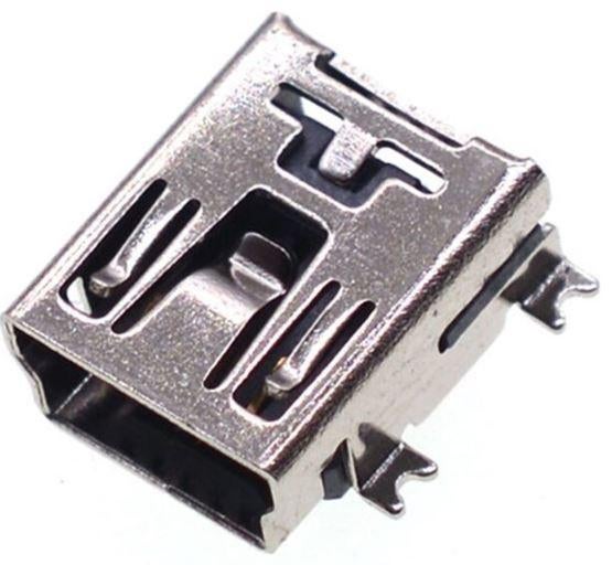 5-pins mini USB SMD A9LC vrouwelijke connector, Ophalen of Verzenden, Nieuw