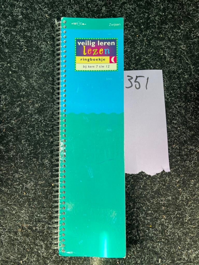 Veilig Leren Lezen Ringboekje Kern 7 t/m 12 Zwijsen, Ophalen of Verzenden, Zo goed als nieuw, Overige niveaus, Nederlands