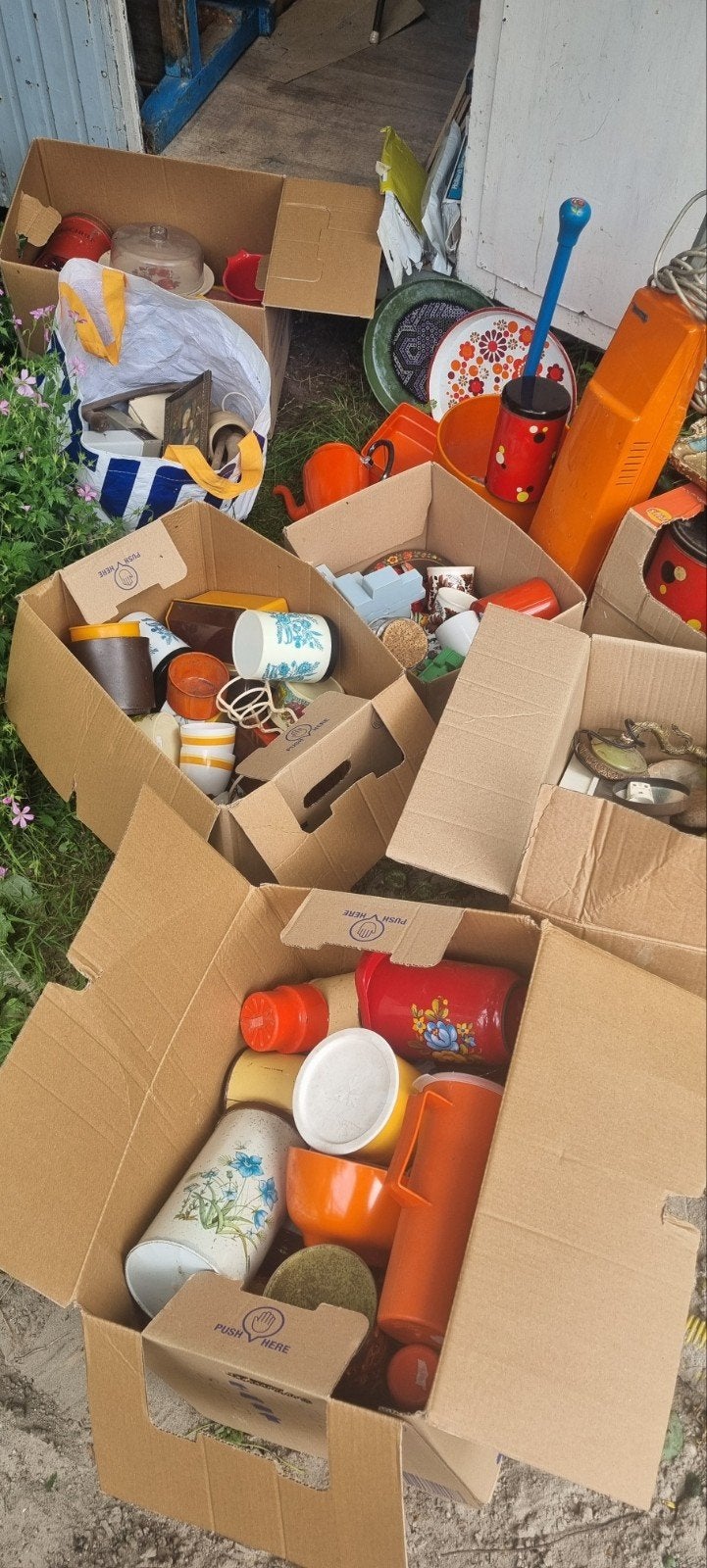 Grote partij retro vintage seventies brocante spullen !!!, Verzamelen, Ophalen, Huis en Inrichting