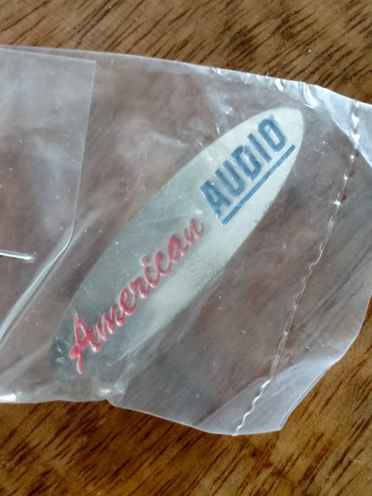American Audio reclame ADJ DJ reclame pin tv film, Verzenden, Zo goed als nieuw, Overige onderwerpen