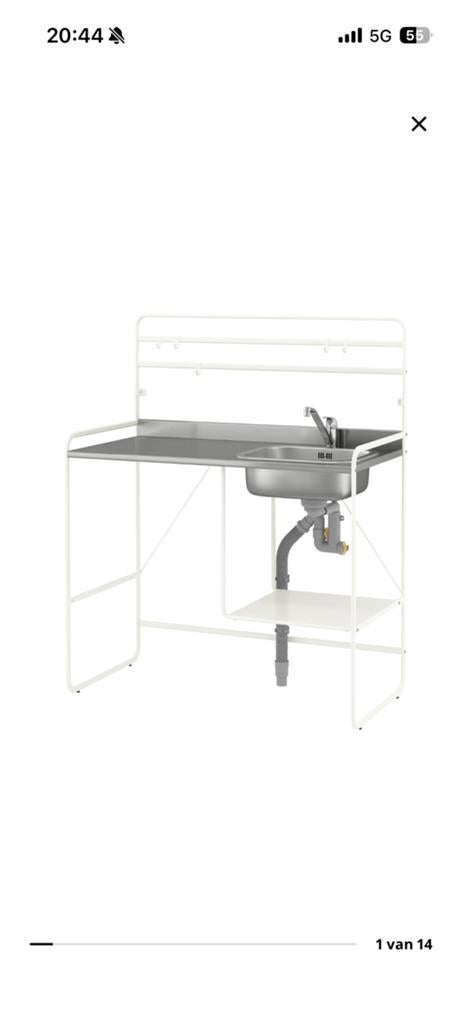 Sunnersta kitchenette, Ophalen, 100 tot 150 cm, 100 tot 150 cm, Zo goed als nieuw
