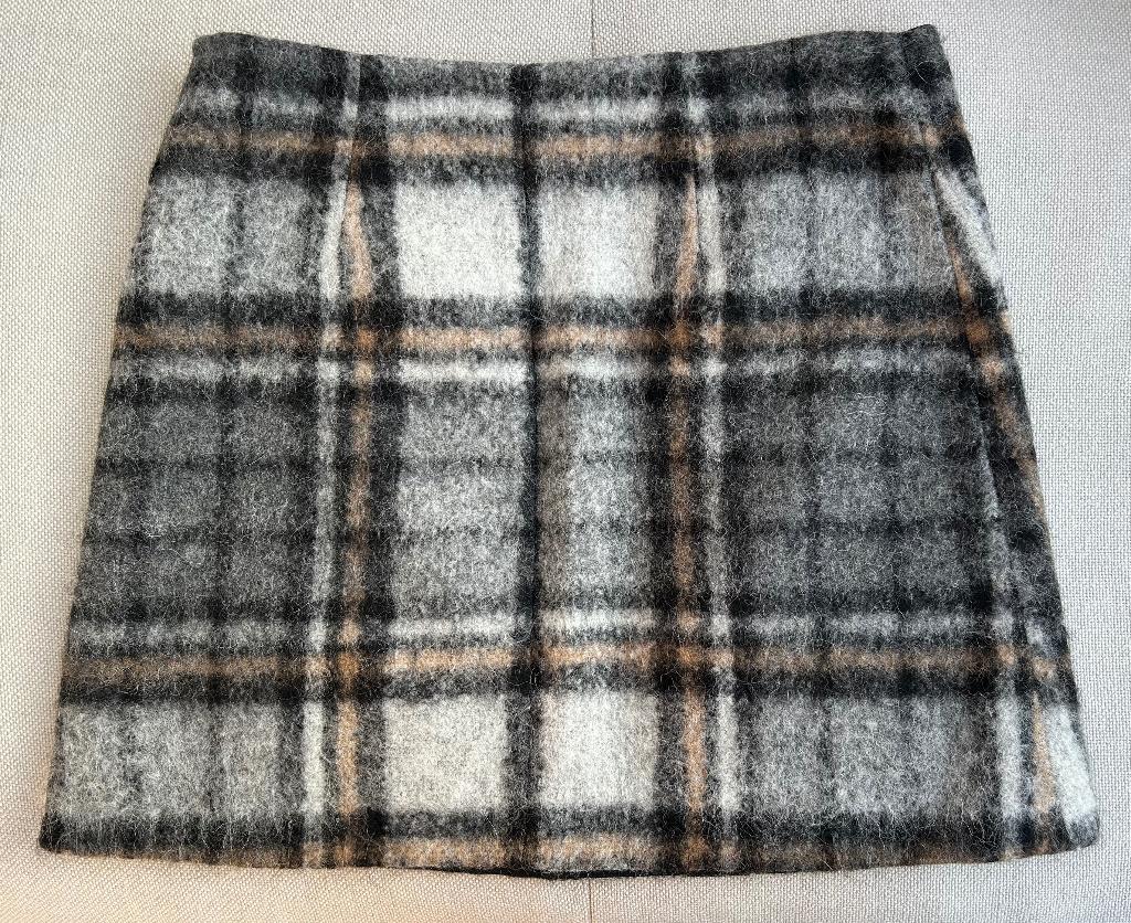 COS: Wollen rok,ruiten, als nieuw, Kleding | Dames, Rokken, Maat 38/40 (M), COS, Overige kleuren, Ophalen of Verzenden