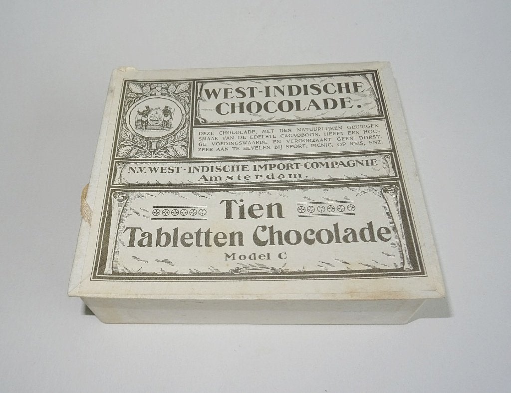 Doosje West Indische Chocolade, Ophalen of Verzenden, Gebruikt, Verpakking