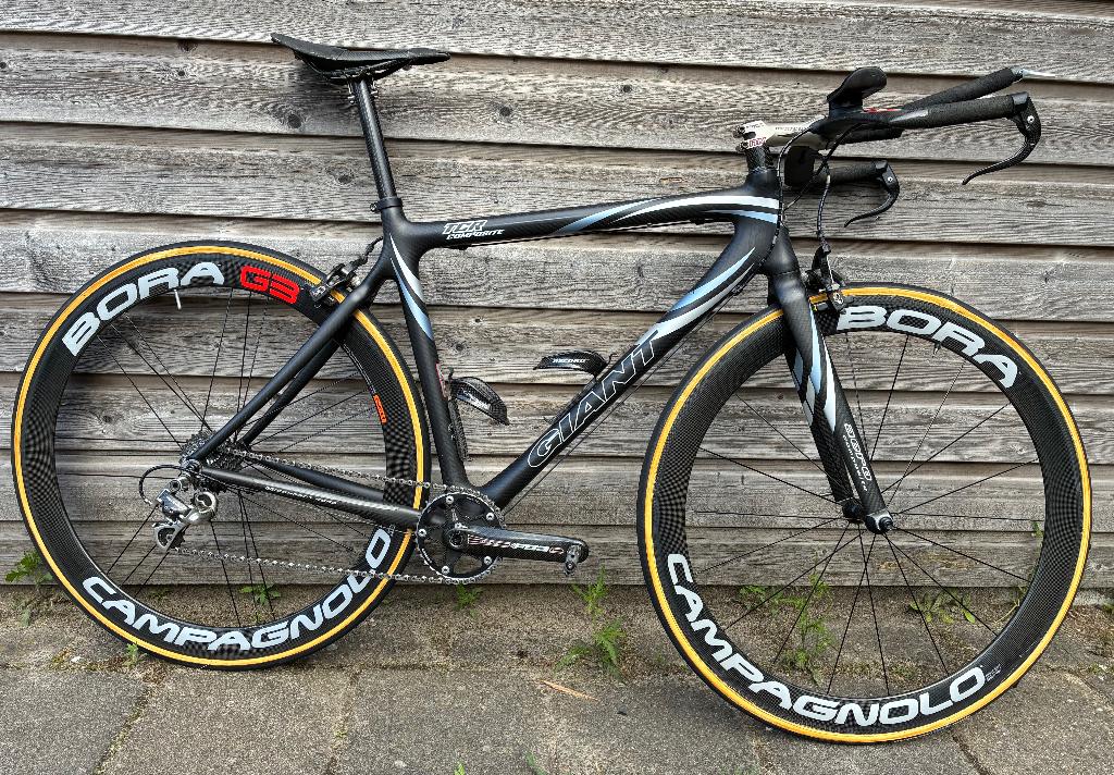 Carbon Giant TCR triatlon - tijdrit fiets 6,3 kilo., Ophalen, 28 inch, Gebruikt, Carbon