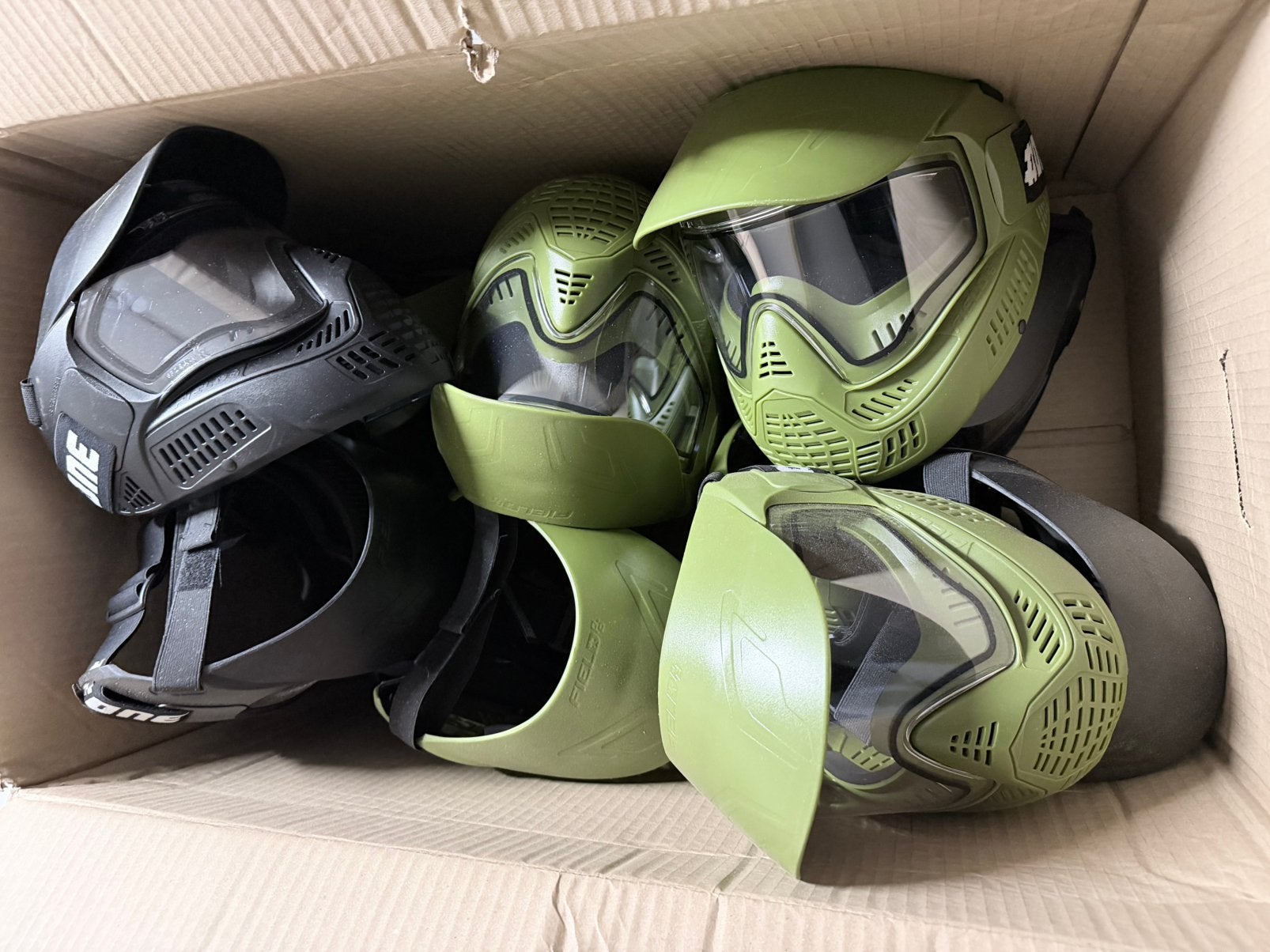 Paintball balletjes, Ophalen, Zo goed als nieuw