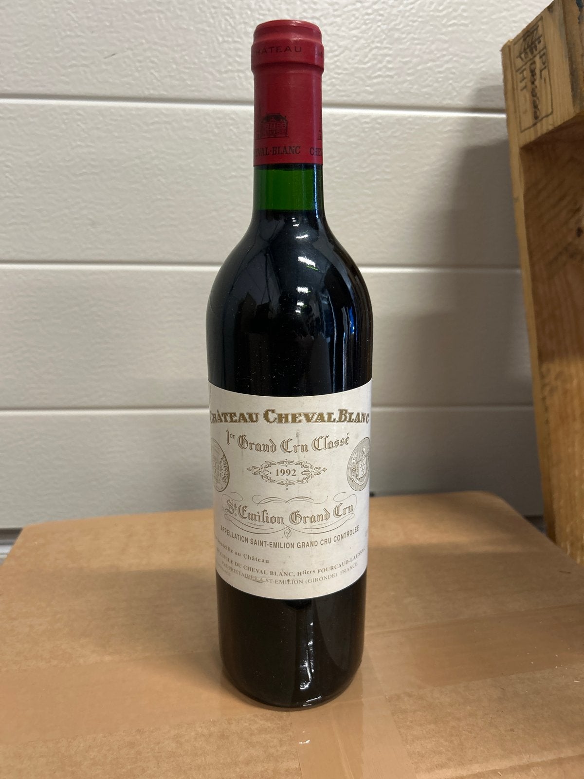 Château Cheval Blanc 1992 - Exclusieve Rode Wijn, Ophalen, Gebruikt, Frankrijk, Rode wijn