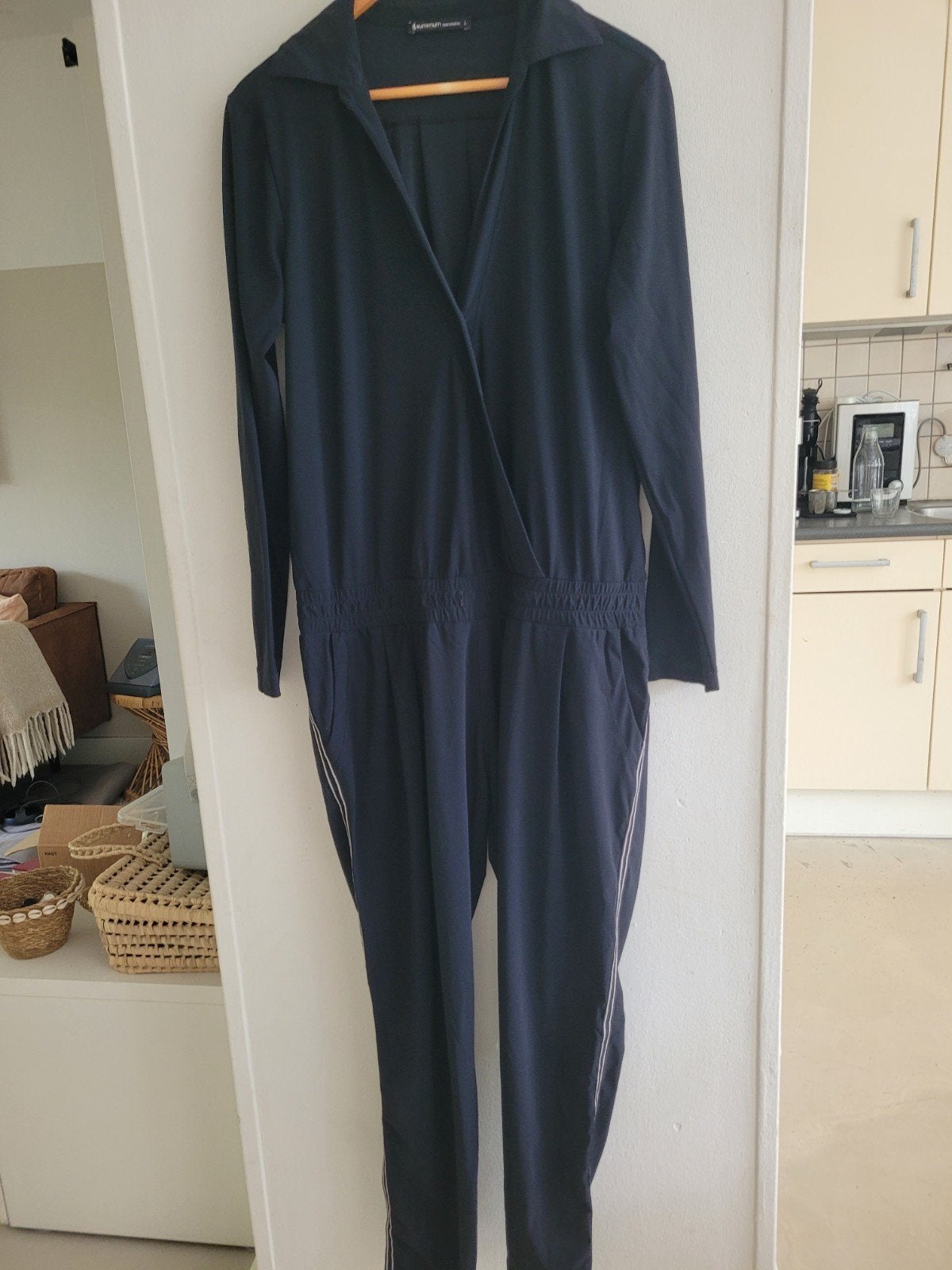 Summum jumpsuit broekpak mt 40 L zwart, Maat 38/40 (M), Summum, Zwart, Ophalen of Verzenden