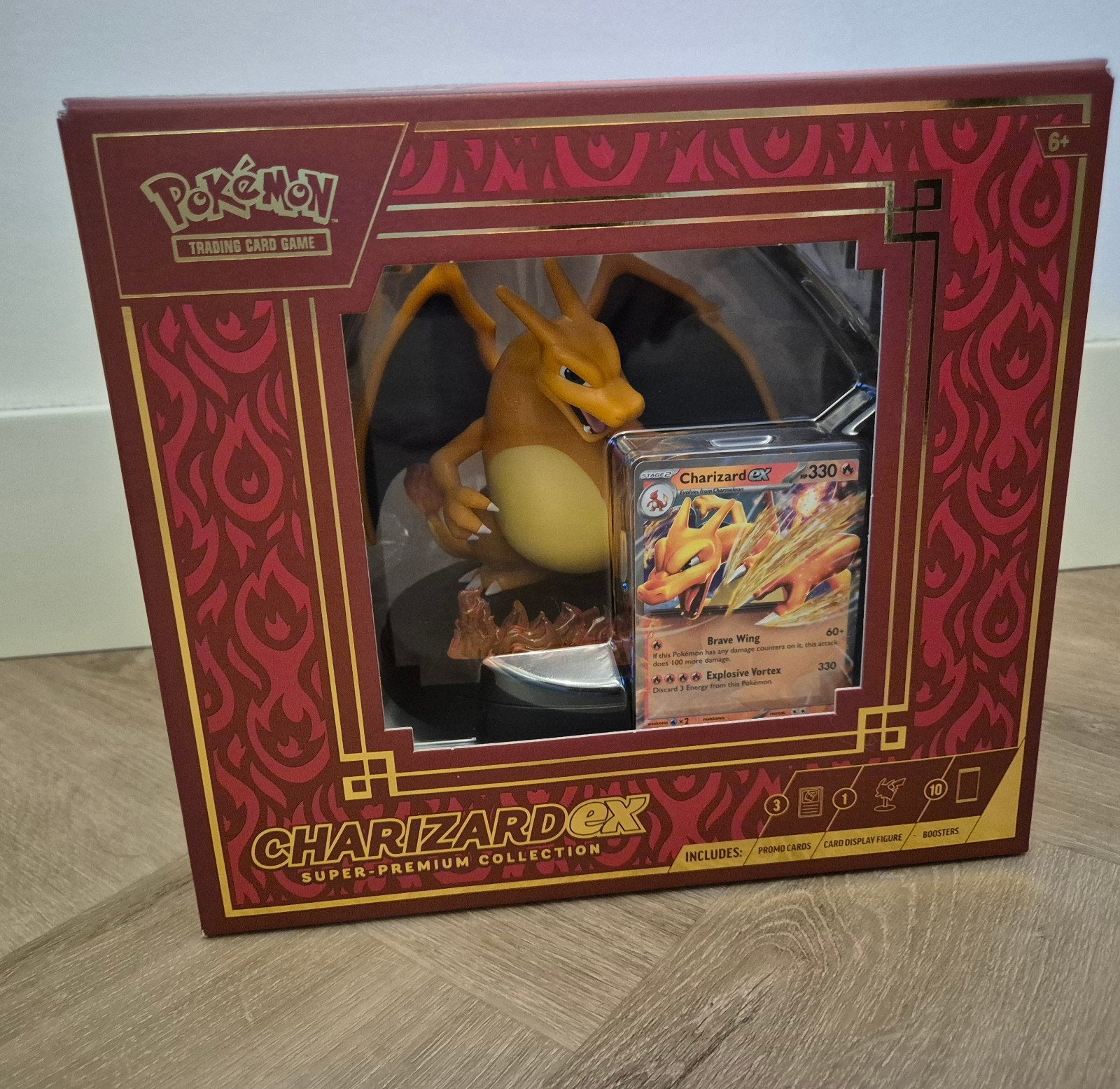 Pokémon Charizard ex Super Premium Collection Sealed, Hobby en Vrije tijd, Ophalen of Verzenden, Nieuw, Overige typen