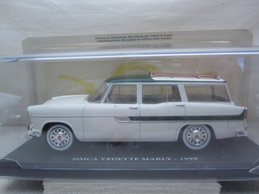 Simca Vedette Marly Station 1959 1:24 Atlas, Ophalen of Verzenden, Nieuw, Auto, Overige merken