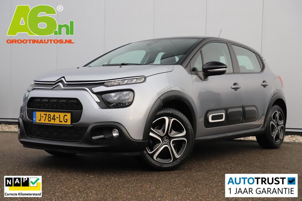 Citroen C3 1.2 PureTech Feel Navigatie Carplay Android Clima, Auto's, Citroën, Voorwielaandrijving, 83 pk, Euro 6, 1199 cc