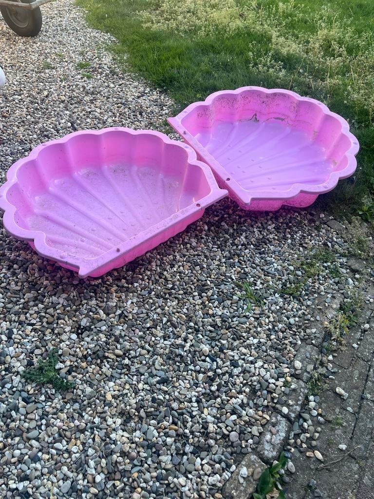 Roze schelpzandbak voor kinderen, Ophalen of Verzenden, Gebruikt